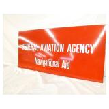 VIEW 4 PORC. 36X18 AVIATION SIGN