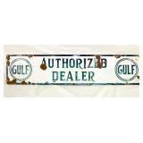 PORC. GULF AUTORIZED DEALER SIGN