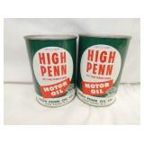 1QT HIGH PENN MOTOR OIL NOS
