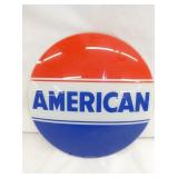 13IN AMERICAN GLASS GLOBE FACE