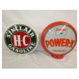 SINCLAIR GAS PUMPS GLOBES