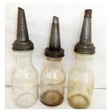 1QT. GLASS OIL BOTTLES