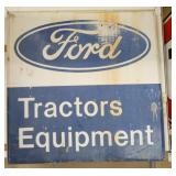 46X46 FORD TRACTORS EQUIPMENT SIGN