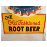 VIEW 3 DIE CUT ROOT BEER SIGN