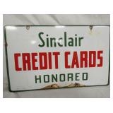 PORC. 1955 DS SINCLAIR CARDS SIGN