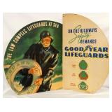 EARLY GOODYEAR CARDBOARD COUNTER DISPLAY