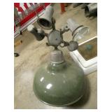 LARGE ENAMEL STATION LIGHT