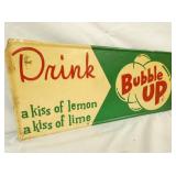 VIEW 3 EMB. DRINK BUBBLE UP SIGN