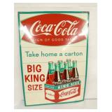 COKE 6PK FISHTAIL BIG KING SIGN