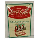 COKE FISHTAIL TAKE HOME CARTON SIGN