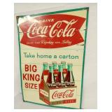 VIEW 5 20X28 COKE BIG KING FISHTAIL SIGN