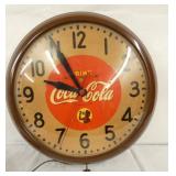 15IN DRINK COKE SILOHETTE CLOCK