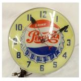 15IN PEPSI COLA CLOCK