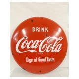 24IN PORC. COCA COLA BUTTON