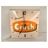 15IN PLASTIC ORANGE CRUSH CLOCK