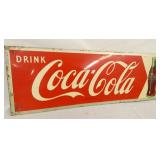 VIWE 3 28 X 9 1/2 COKE ARROW SIGN