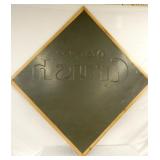 VIEW 6 EMB. ORANGE CRUSH SIGN