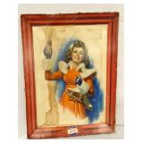 EARLY PEPSI COLA LITHO EASLE BACK