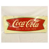 COKE FISHTAIL SLED SIGN