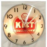 15IN KIST BEV. CLOCK