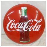 PORC. 24IN COKE BUTTON W/ BOTTLE
