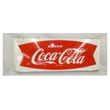 PORC. COKE FISHTAIL SLED SIGN