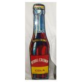 ROYAL CROWN DIE CUT BOTTLE SIGN