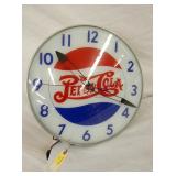 PEPSI COLA DOUBLE DOT CLOCK