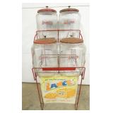 4 JAR LANCE RACK W/ JARS/SIGN