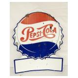PORC DIE CUT PEPSI COLA SIGN