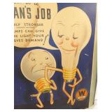 VIEW 6 CARDBOARD SIGN DS 21X31