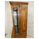 VIEW 9 RARE OAK DOCTORS CABINET