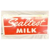 25X11 LIGHTUP SEALTEST MILK SIGN