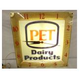 16IN PET DAIRY PRODUCTS CLOCK