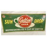 SUN DROP GOLDEN COLA SIGN