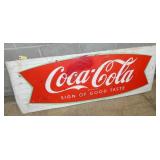 PORC. COKE FISHTAIL SIGN