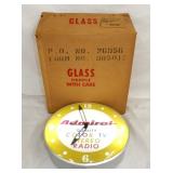 12IN LIGHTED ADMIRAL TV RADIO CLOCK