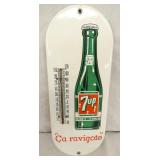 PORC. 7UP SODA THERMOMETER