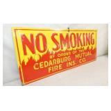 VIEW 3 NO SMOKING SIGN 20X9