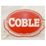 EMB. TIN COBLE SIGN