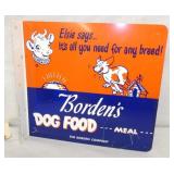 BORDENS DOG FOOD FLANGE W/ COW
