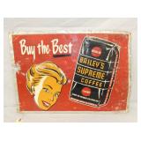 BAILEYS SUPREME COFFEE SIGN