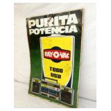 VIEW 3 RAY O VAC SIGN W/ RADIO