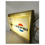 VIEW 3 LIGHTED PEPSI CLOCK