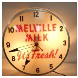 16IN MELVILLE MILK CLOCK
