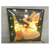 16IN LIGHTUP SUNDROP CLOCK