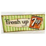 EMB. FRESHUP 7UP SIGN