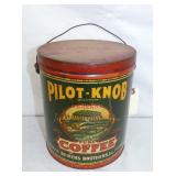 5PDS PILOT KNOB COFFEE CAN