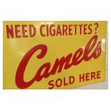 VIEW 3 EMB. CAMELS DEALER SIGN