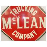 VEIW 6 1969 MCLEAN TRUCKING CO. SIGNS